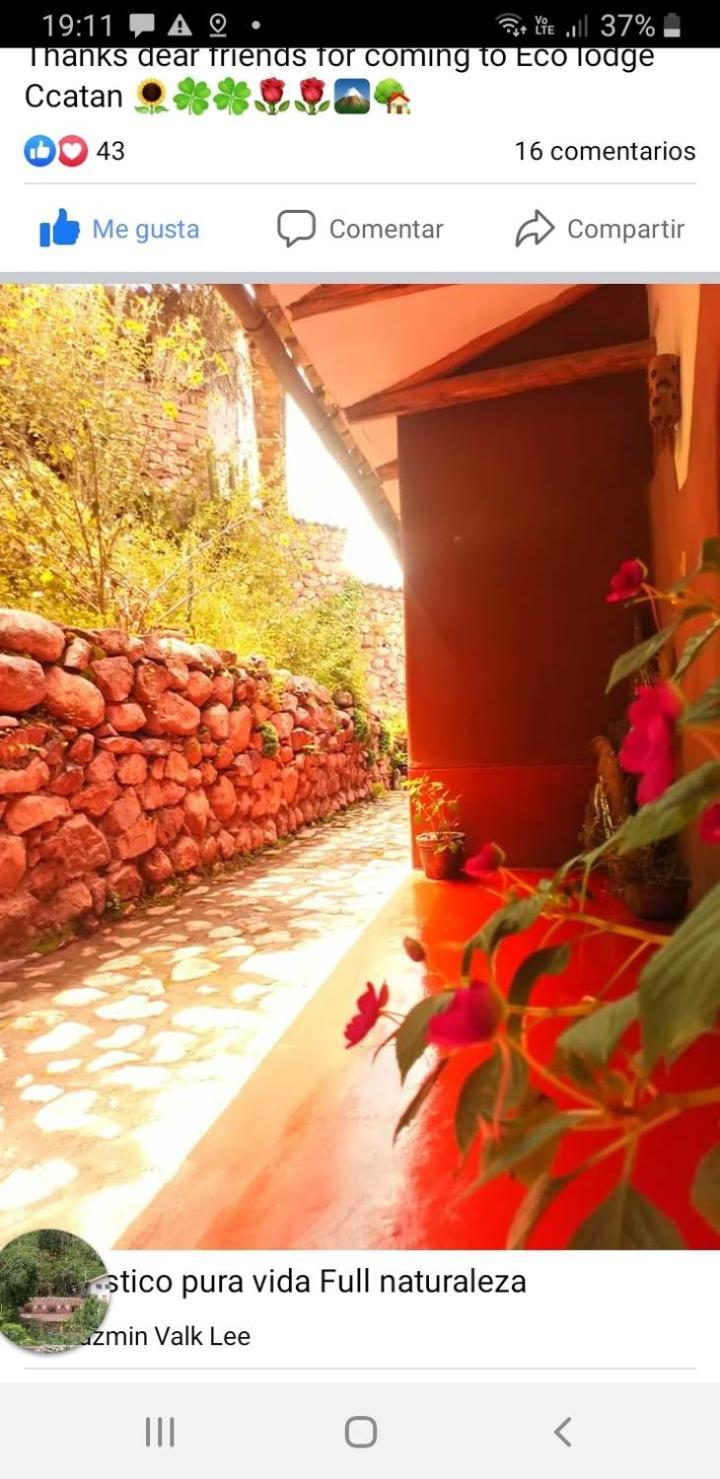Ecolodge Ccatan 우루밤바 외부 사진